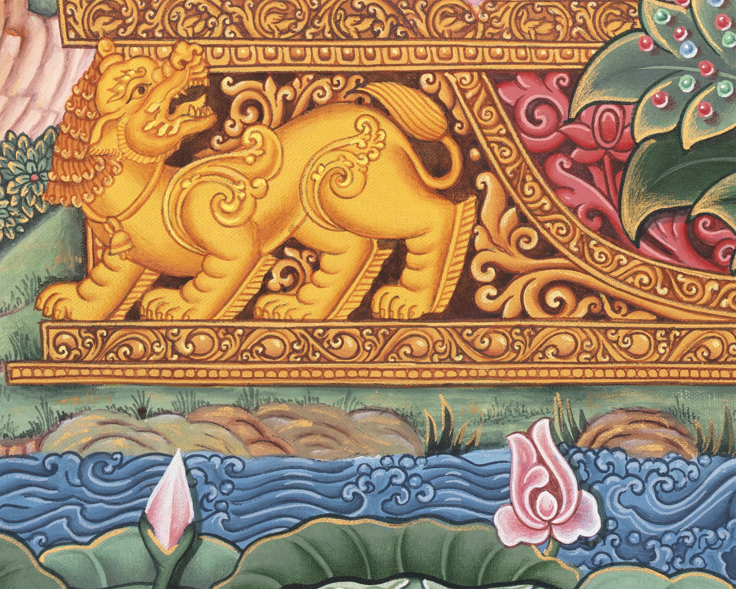 Kubera Print | Handmade Newari Thangka