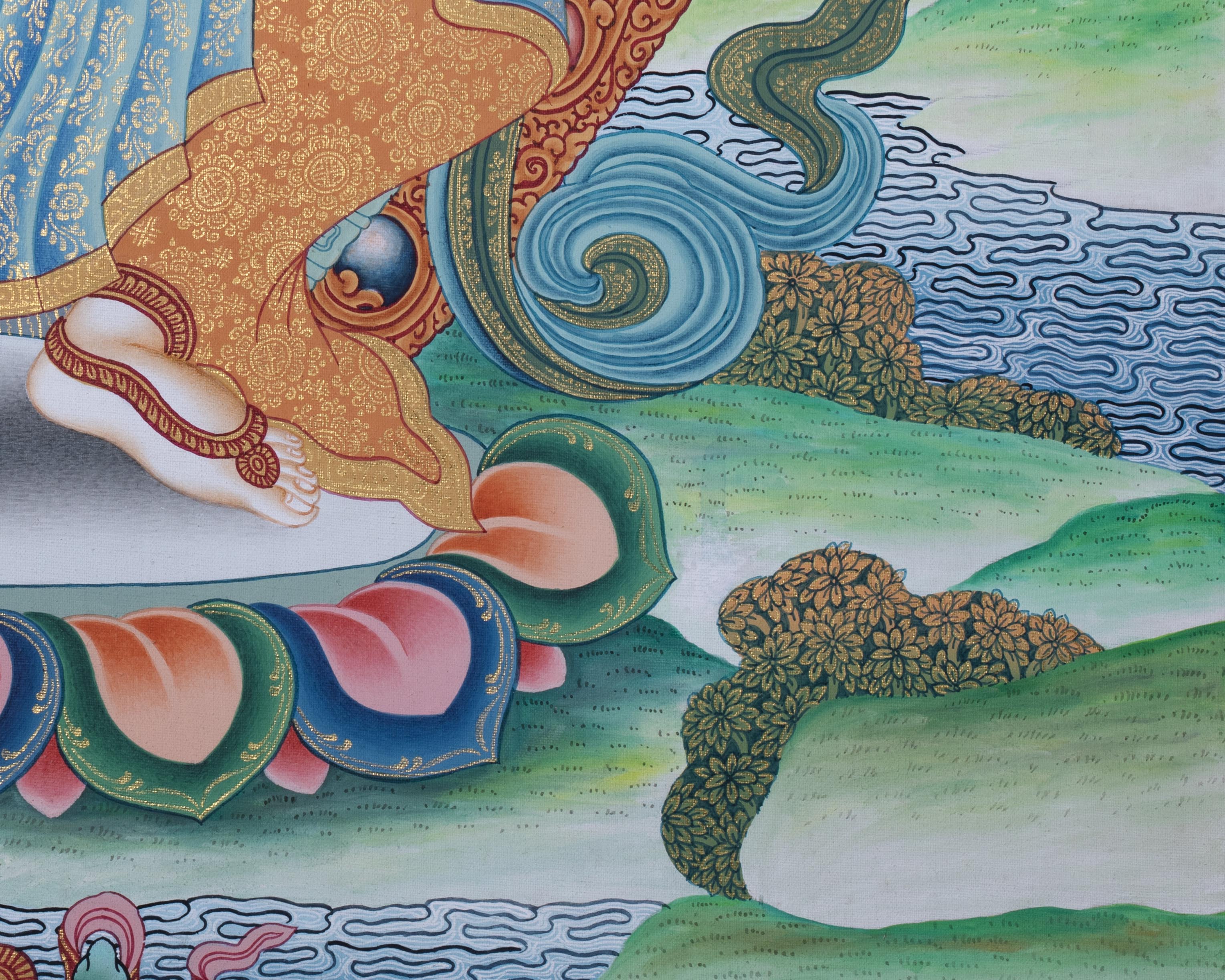 Ganesh Prints | Digital Thangka Prints | Wall Decors
