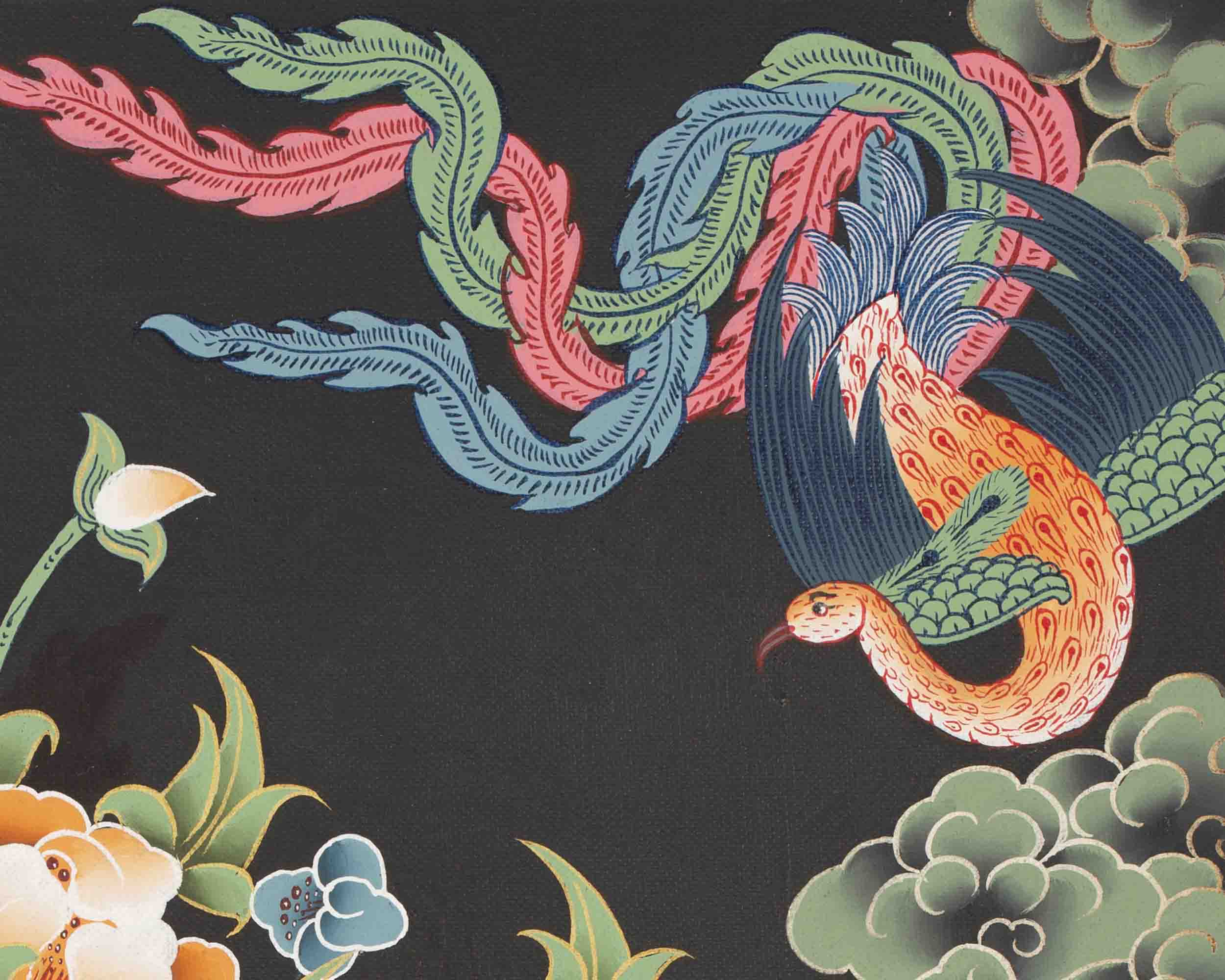 Manjushree Thangka Painting | Bodhisattva Of Wisdom | Religious Decors