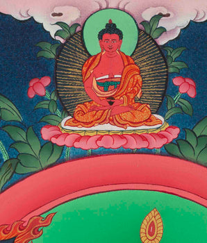 Hand-painted Manjushree Thangka | Wall Decoration Painting