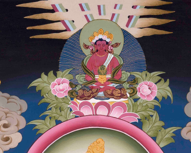 White Tara Thangka | Female Bodhisattva | Wall Hanging Decors
