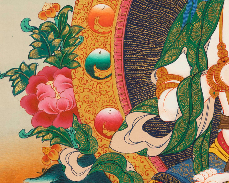 Colorful Vajarasattva Thangka | Mantra Deity
