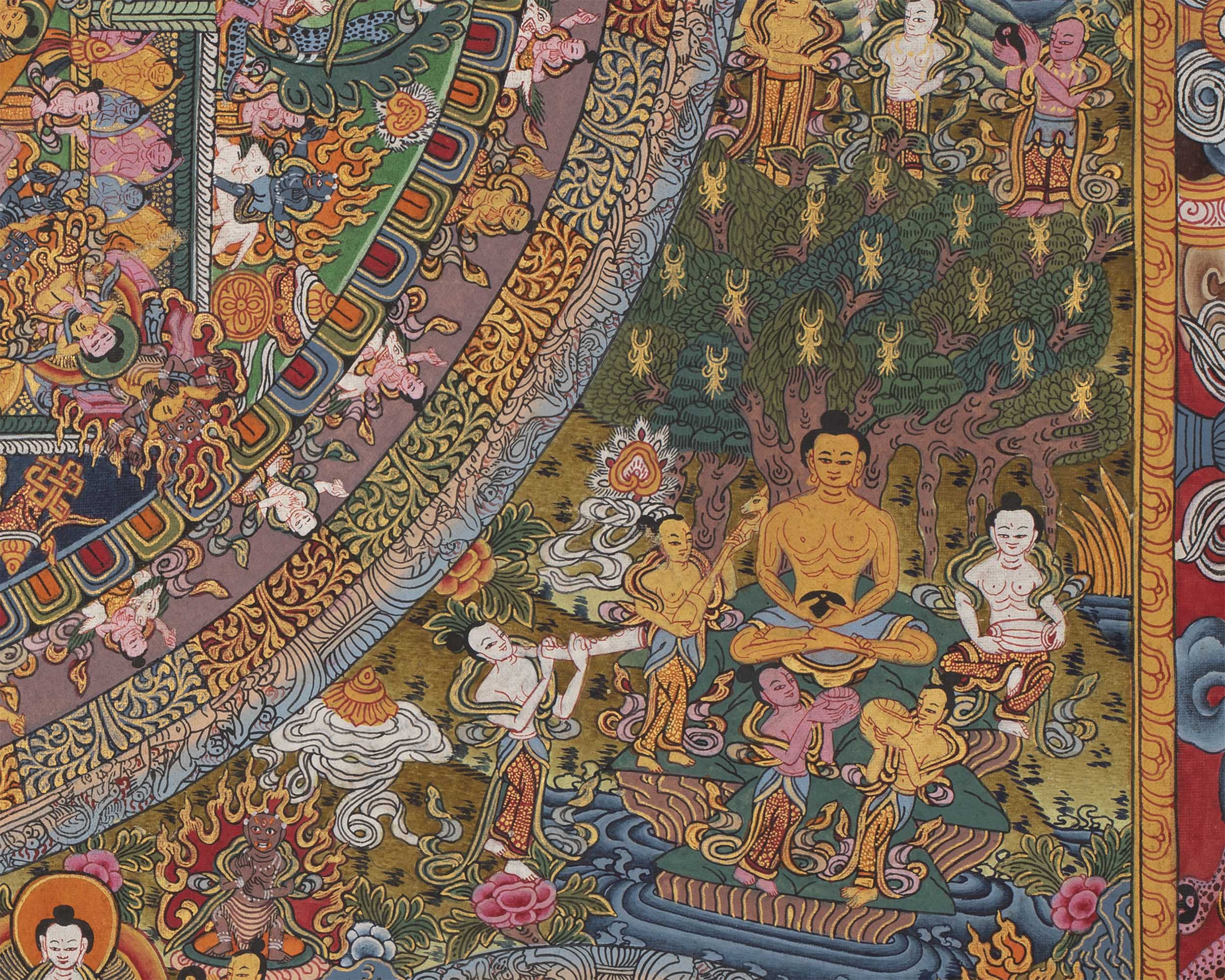 Mandala1000 Armed Lokeshvara | Buddhist Wall Hanging Mandala