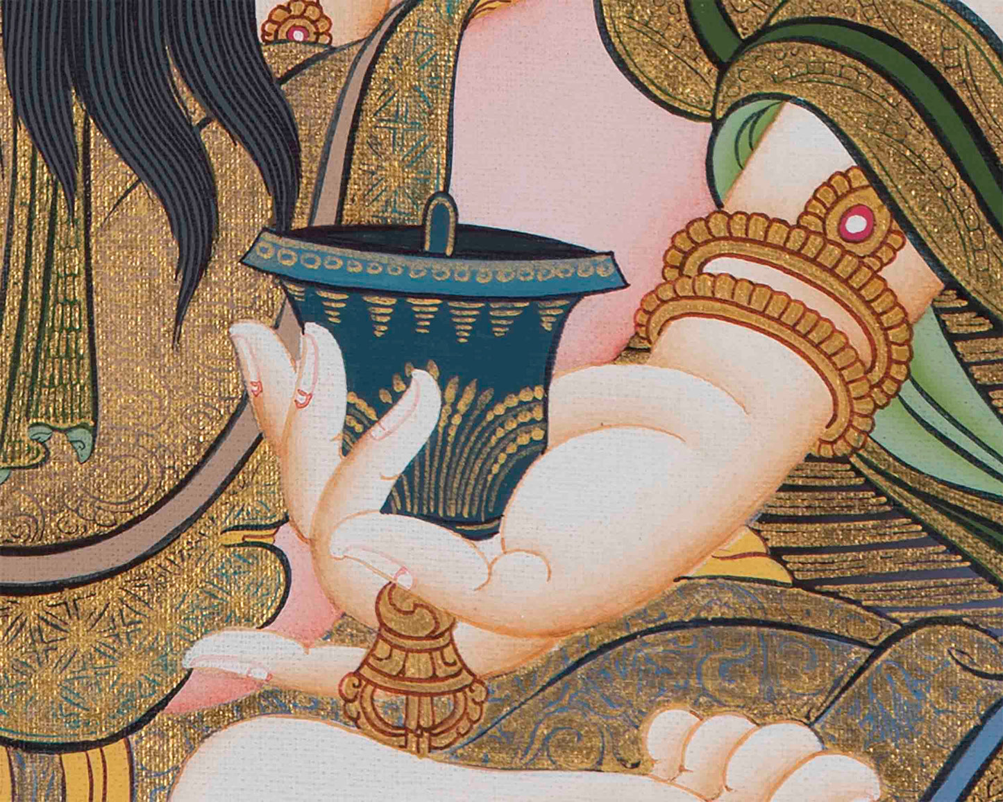 Dorje Sempa Print | Vajrasattva Thangka Print | Wall Decorations