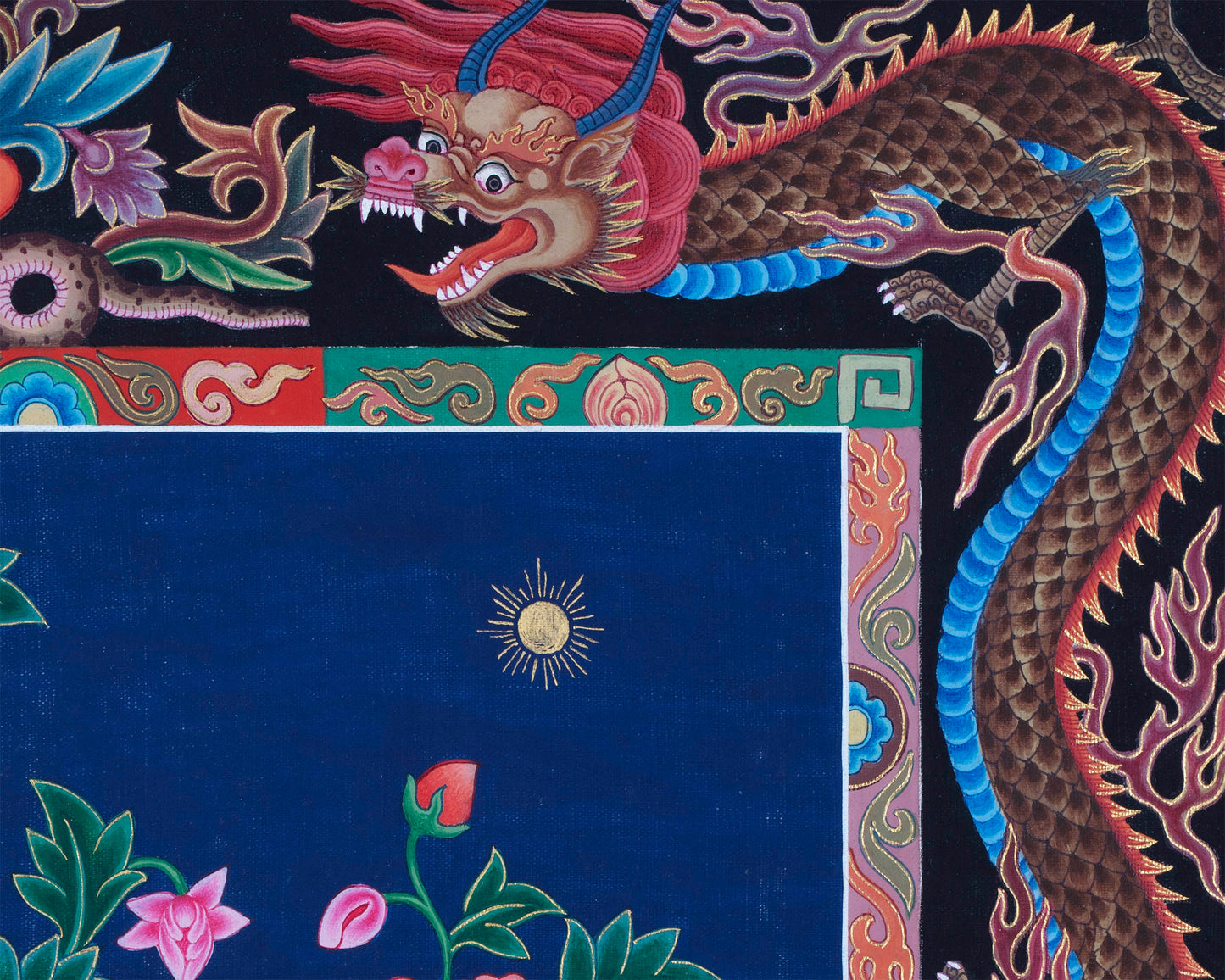 Tibetan Green Tara | Newari Paubha Art of Mother Tara