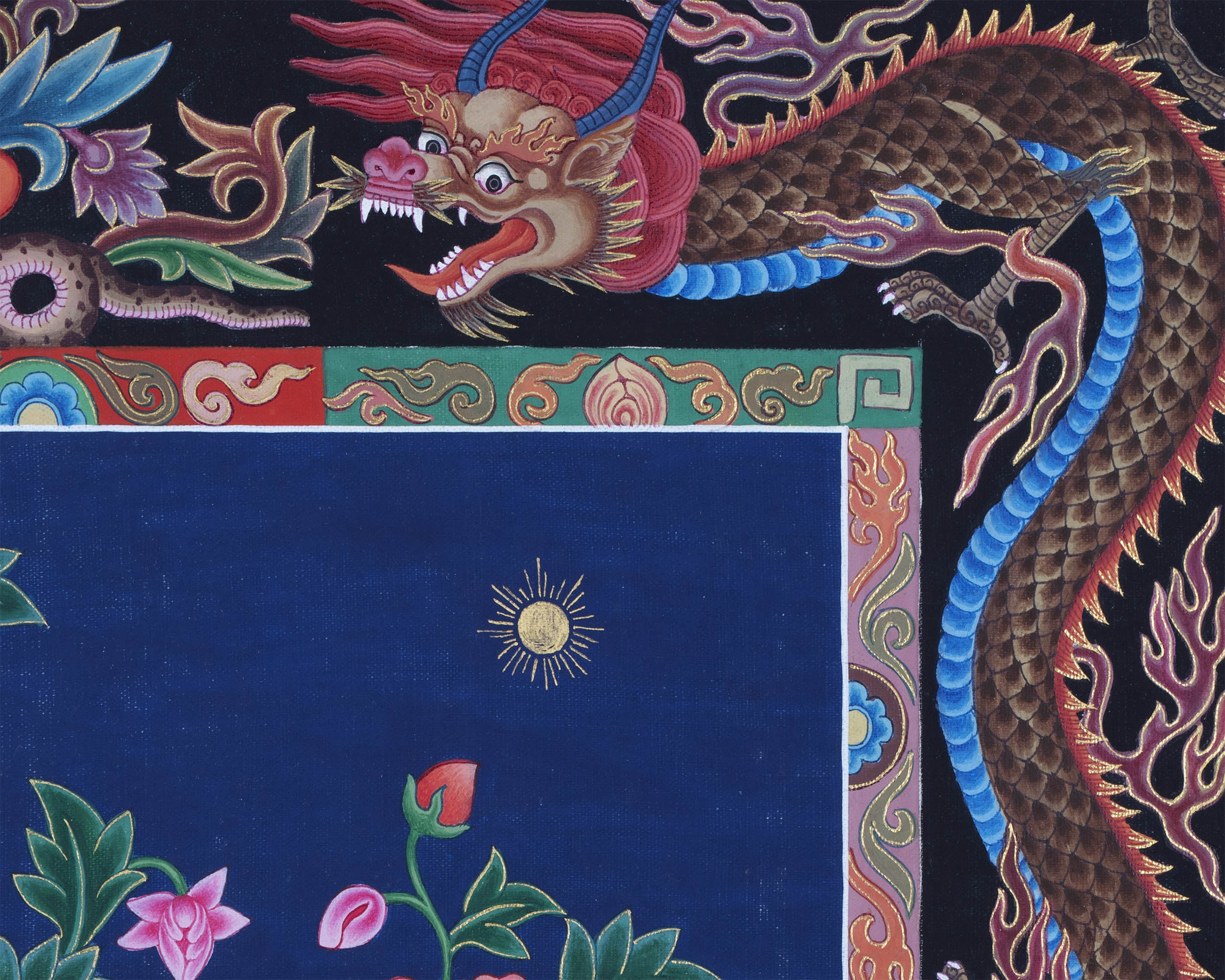 Tibetan Green Tara | Newari Paubha Art of Mother Tara