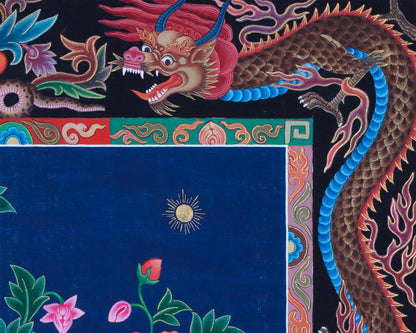 Tibetan Green Tara | Newari Paubha Art of Mother Tara