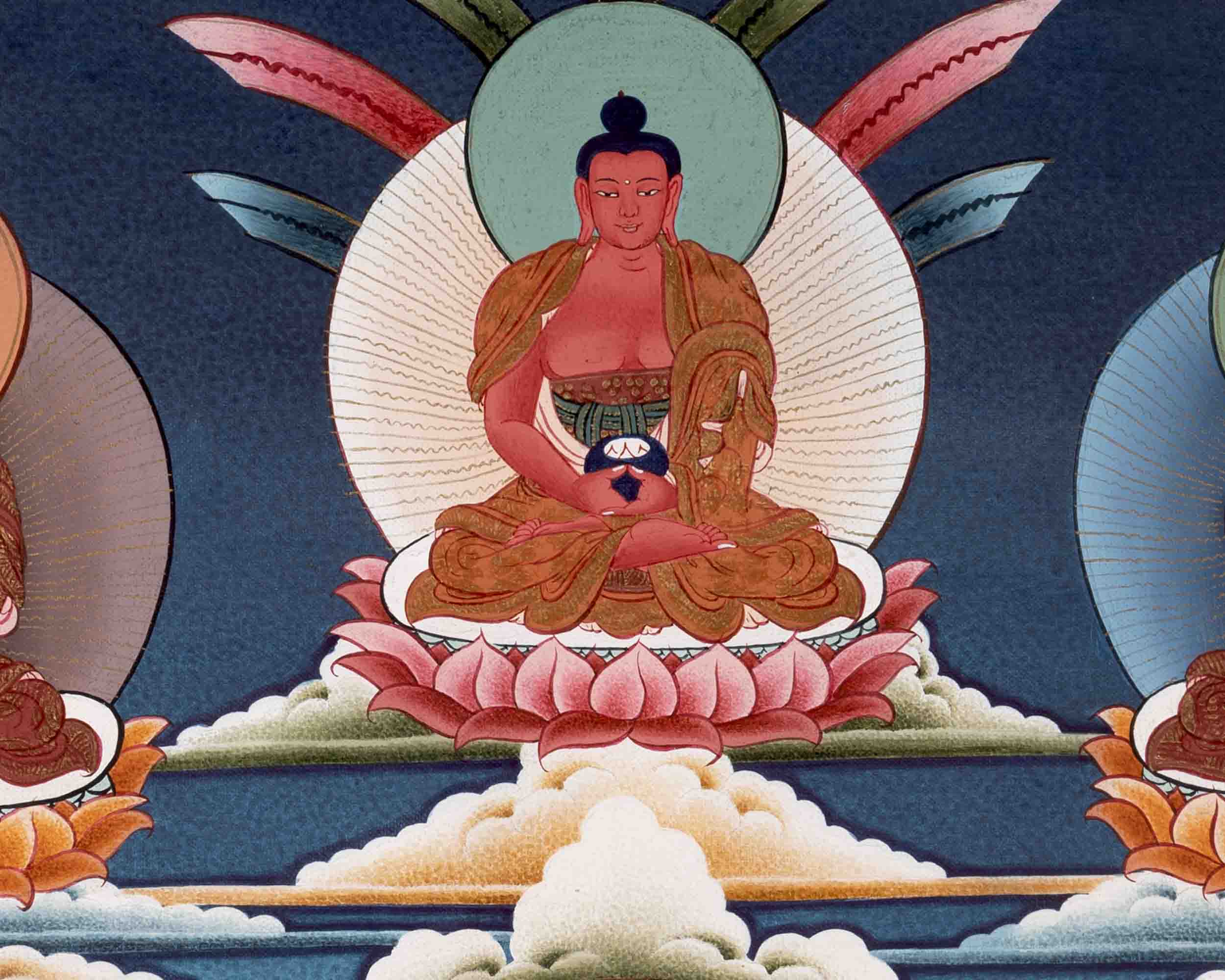 Avalokiteshvara Chenresig Thangka | Buddhist Religious Art | Wall Decors