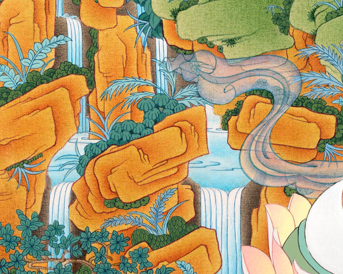 Manjushri Thangka | Traditional Tibetan Art
