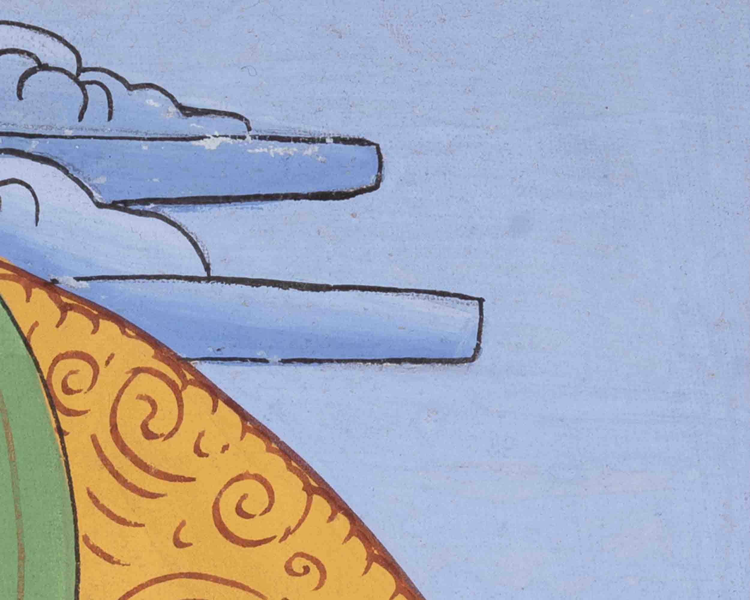 Vintage Shakyamuni Buddha Thangka | Original Tibetan Buddhist Art