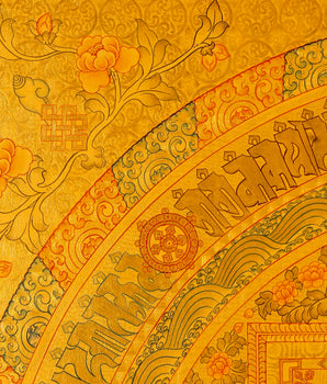 Kalachara Mandala Thanka | Buddhist Decorative Art
