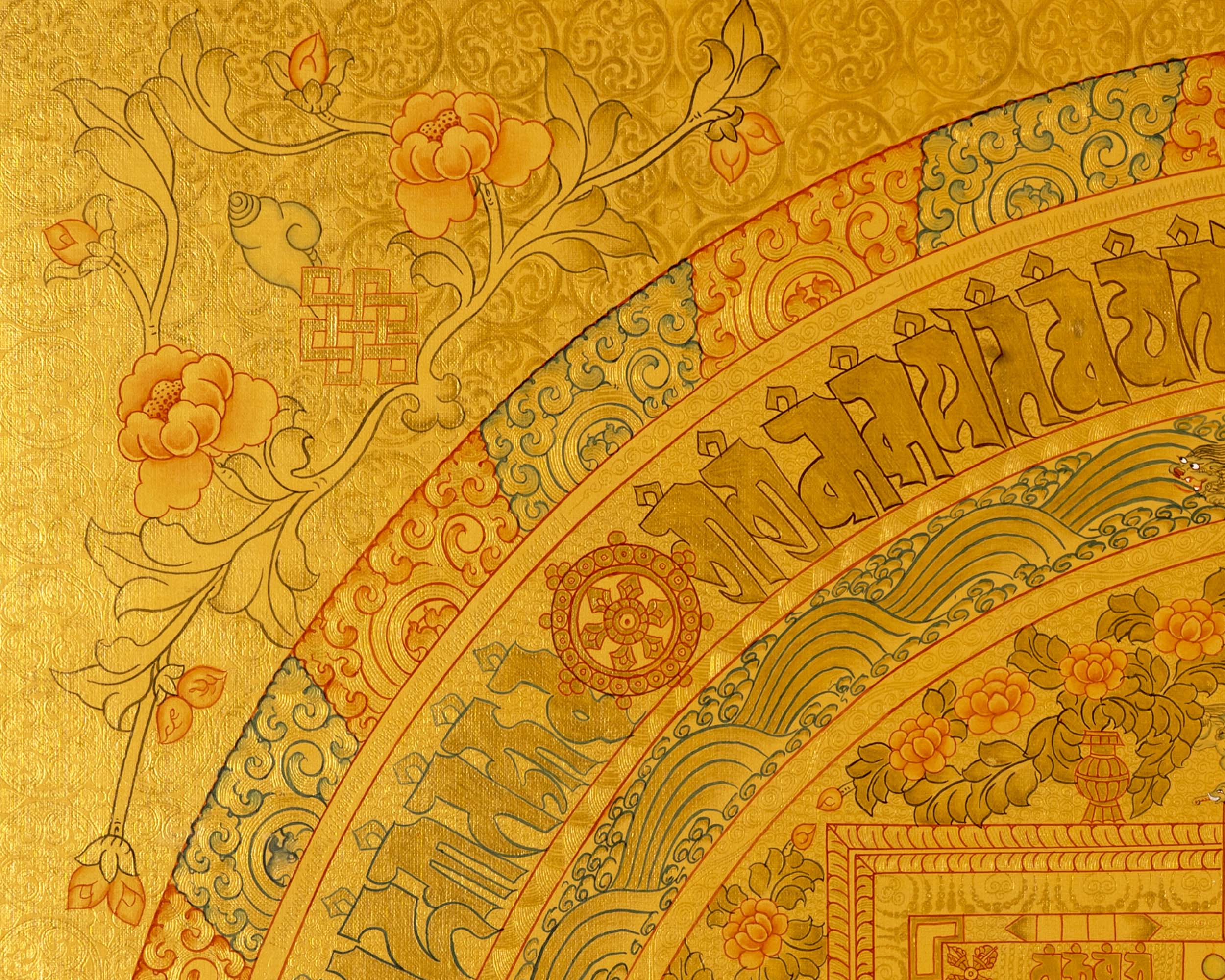 Kalachara Mandala Thanka | Buddhist Decorative Art