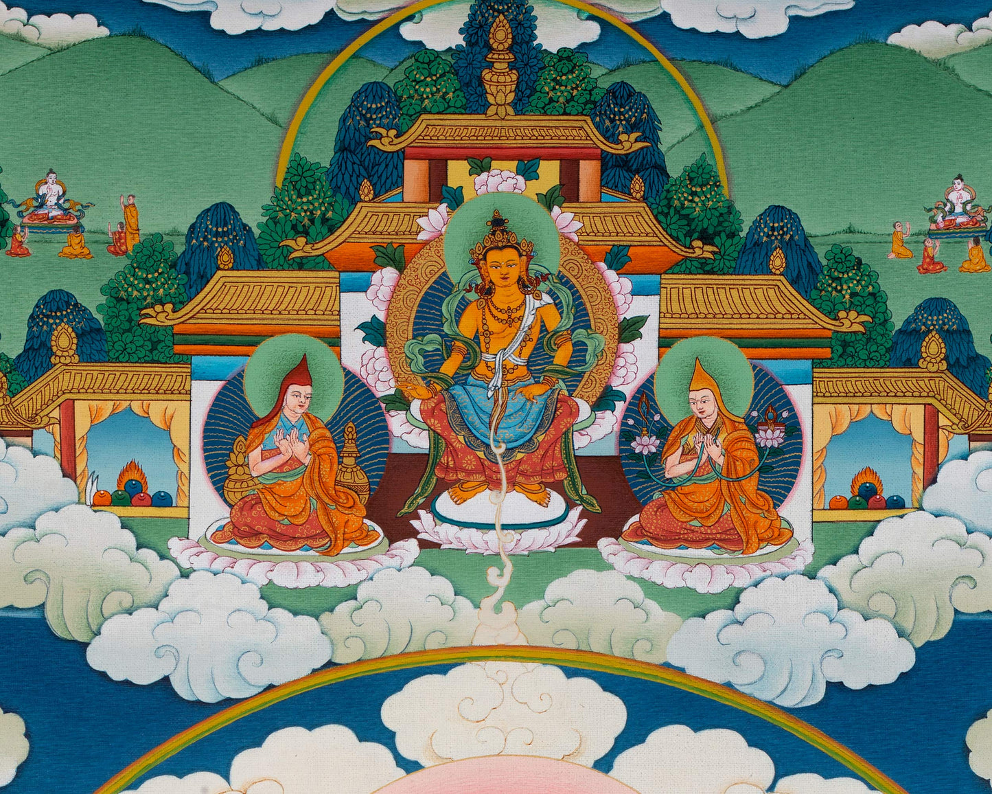 Tsongkhapa Thangka | High Quality Thangka Print