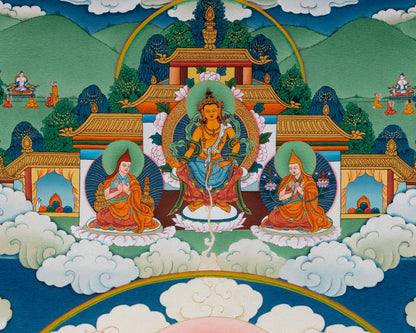 Tsongkhapa Thangka | High Quality Thangka Print