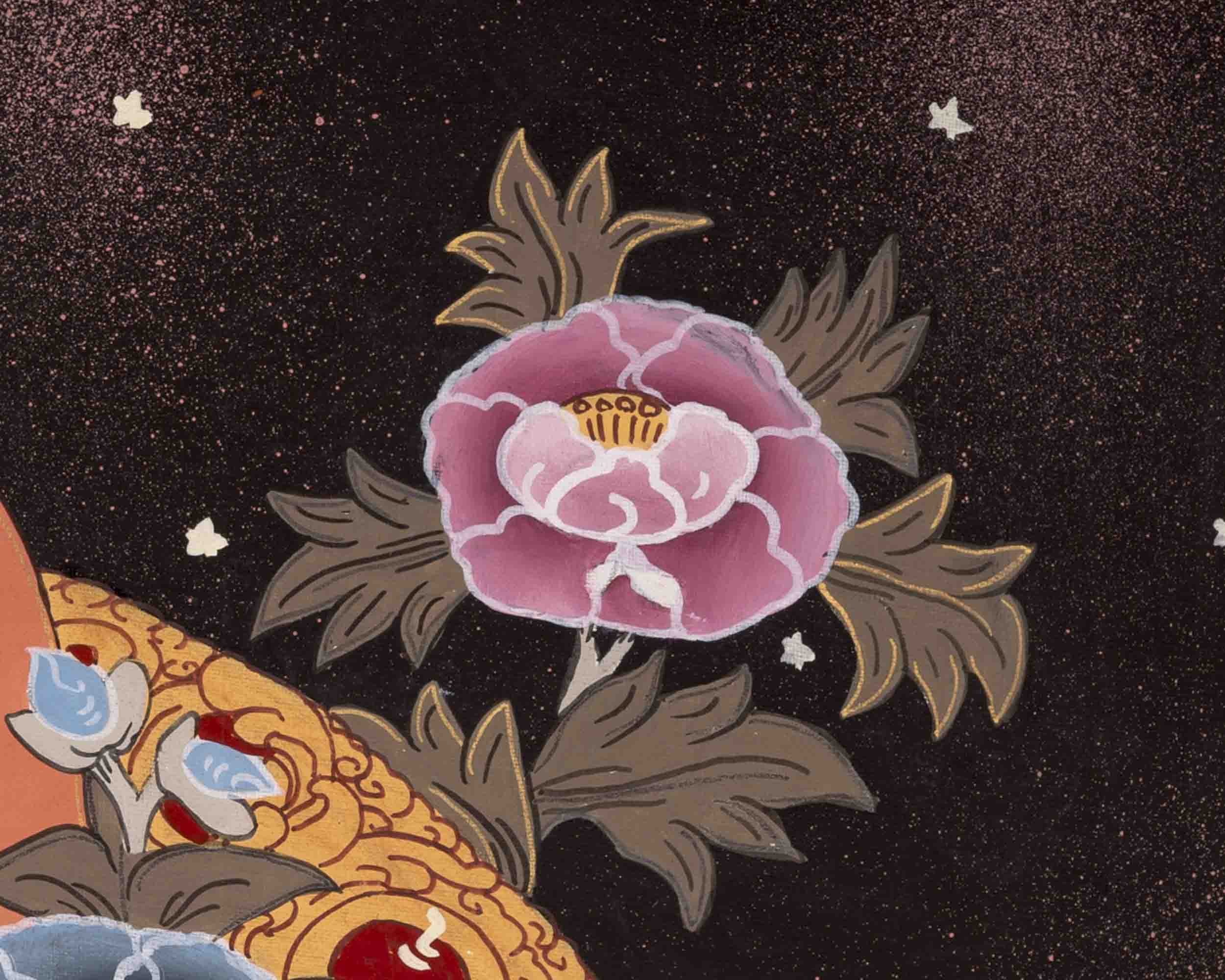 Mother Green Tara Thangka | Religious Buddhist Paint | Wall Decors