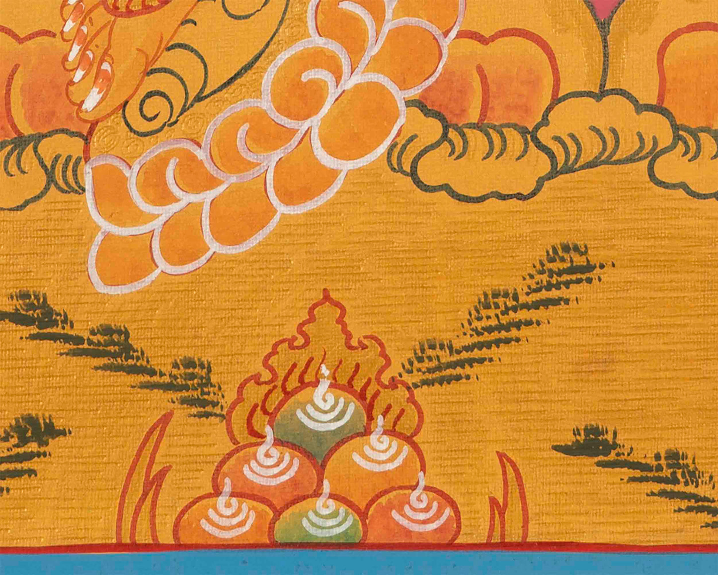 Kubera Thangka Painting | Dzambhala | Wall Decoration Painting