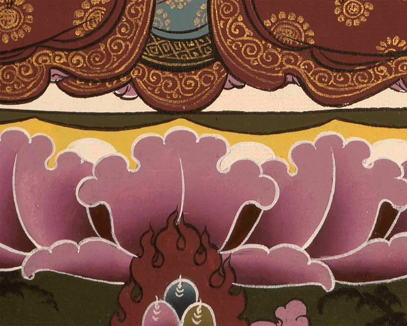 Vajrasattva Thangka | Religious Wall Decoration