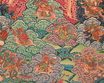 Palden Lhamo Thangka Print | Invoking the Power of the Goddess | Wall Decoration