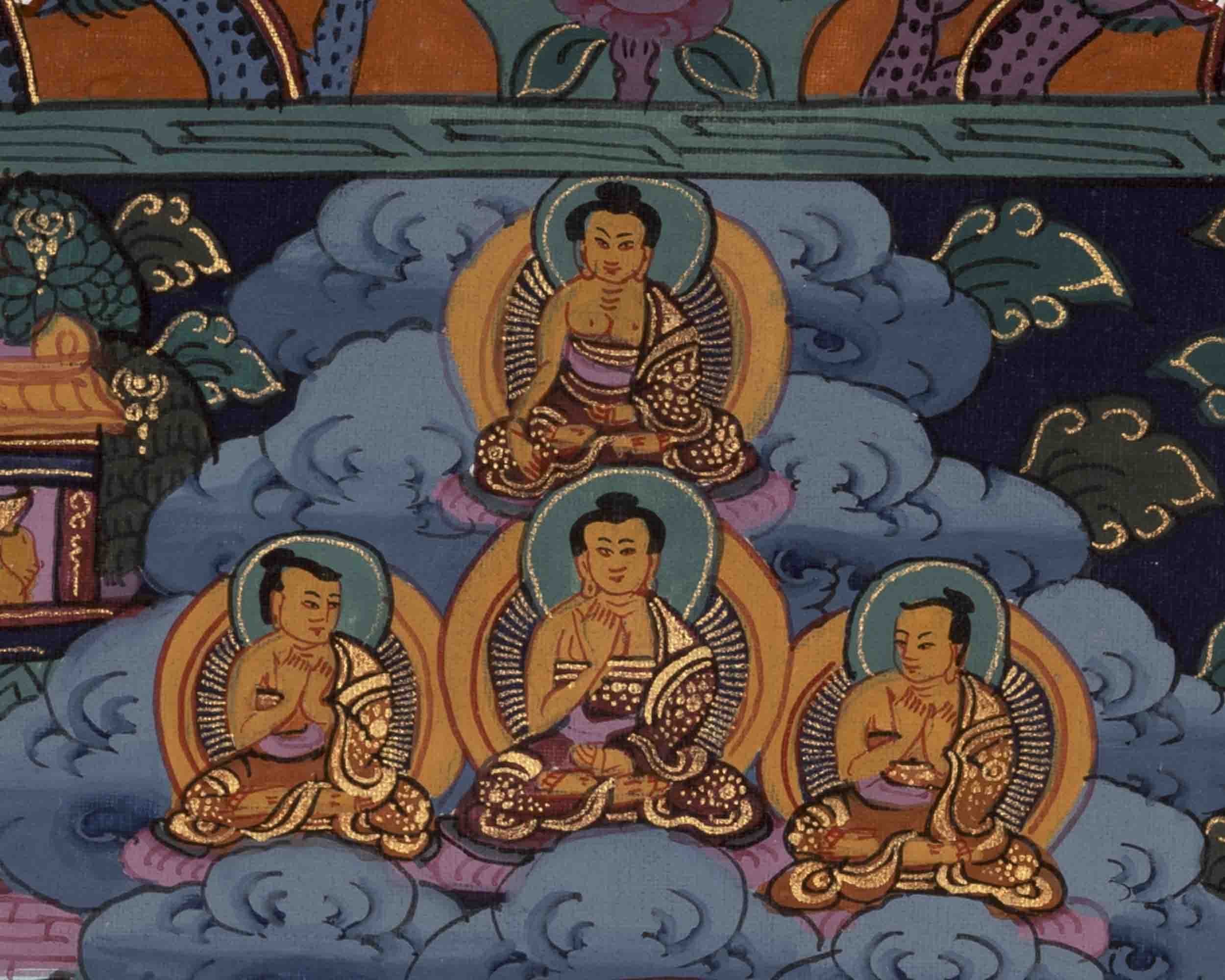 Shakyamuni Buddha Life Story | Religious Buddhist Thangka | Wall Decors