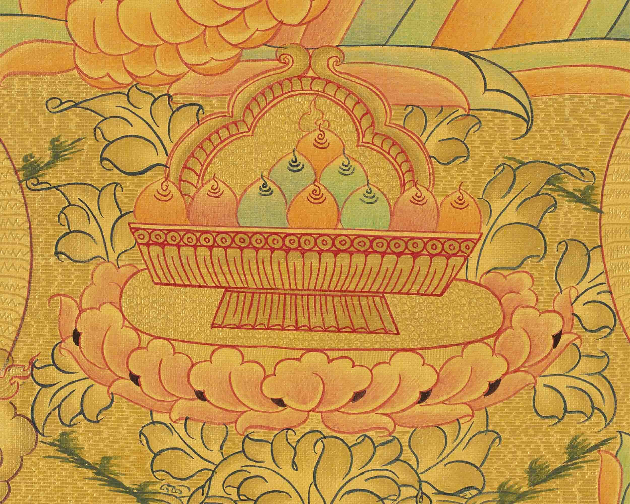 Dzambala Thangka Print | Wall Decoration