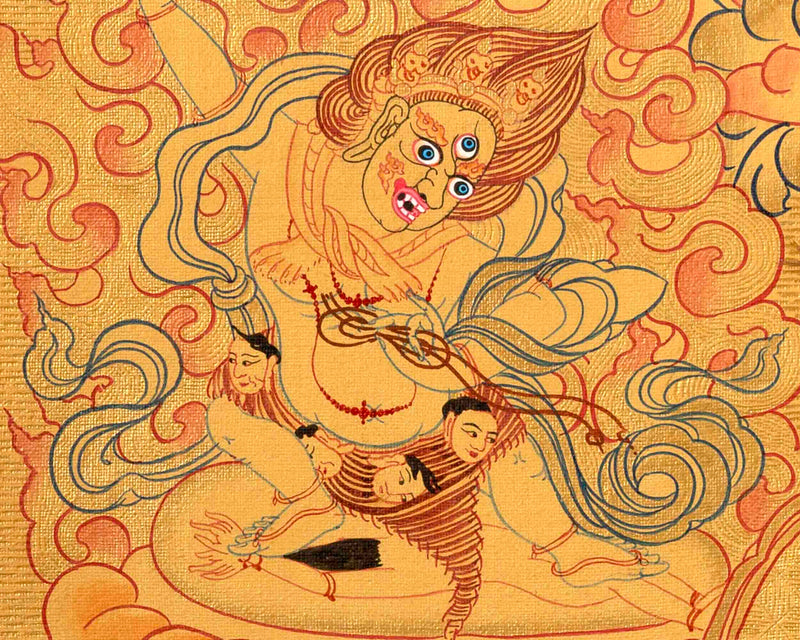 Guru Rinpoche Thangka | Hand Painted Buddhist Art | Wall Decors