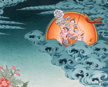 Buddhist Green Tara | Healing Female Deity Thangka
