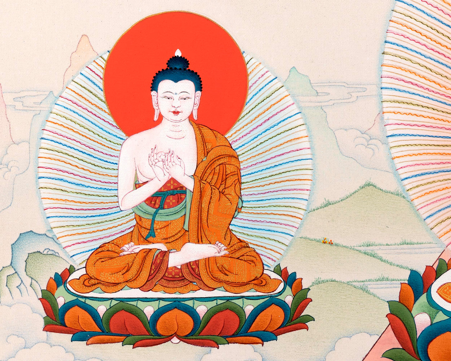 8 Medicine Buddha | Bhaisajyaguru Digital Thangka print