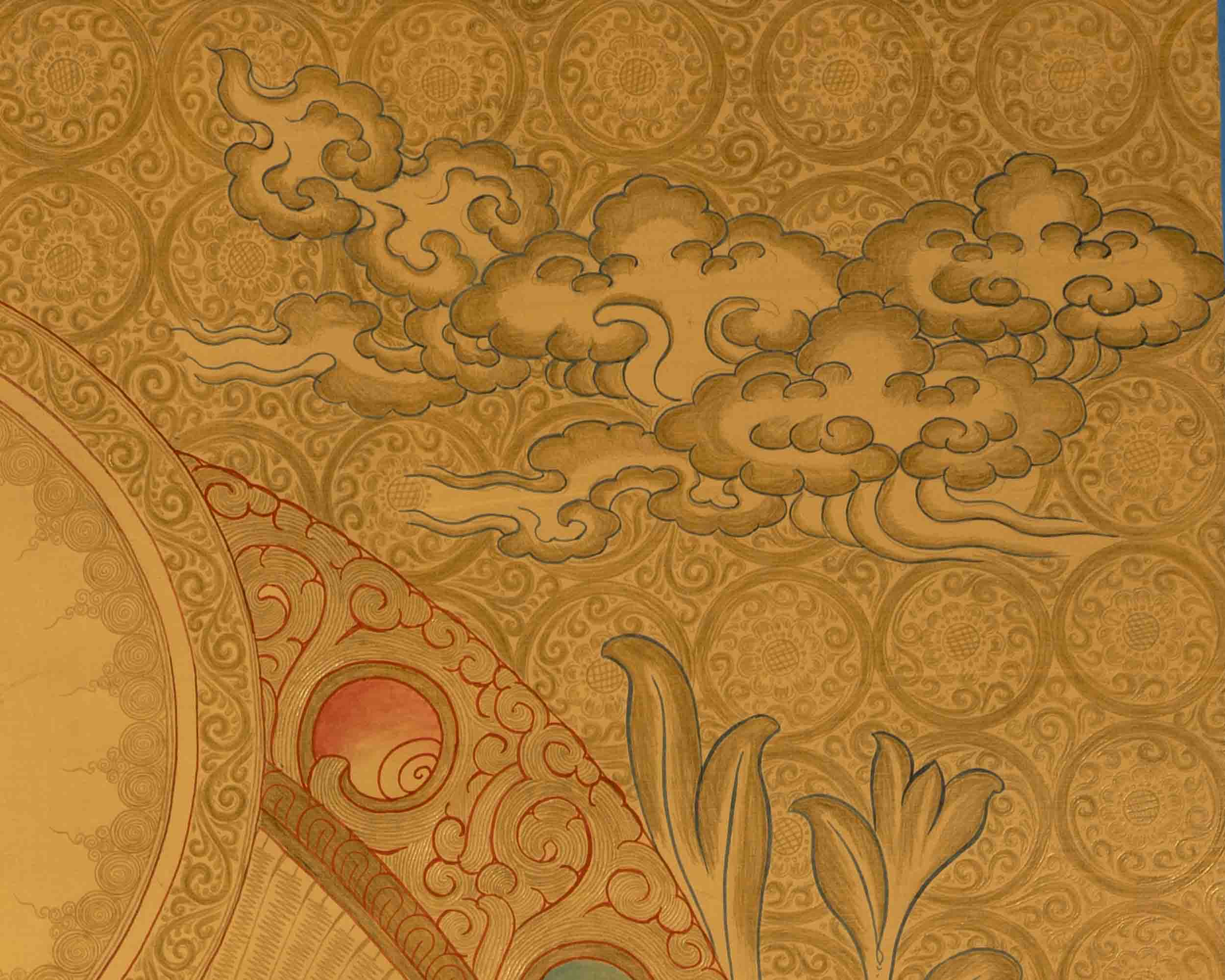 Tibetan Shakaymauni Thangka | Tibetan Buddha Artwork