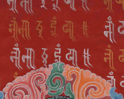 Chorten Thangka Print | Buddhist Stupa | Wall Decoration