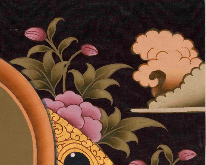 Yab Yum Buddha Thangka | Traditional Buddhist Painting