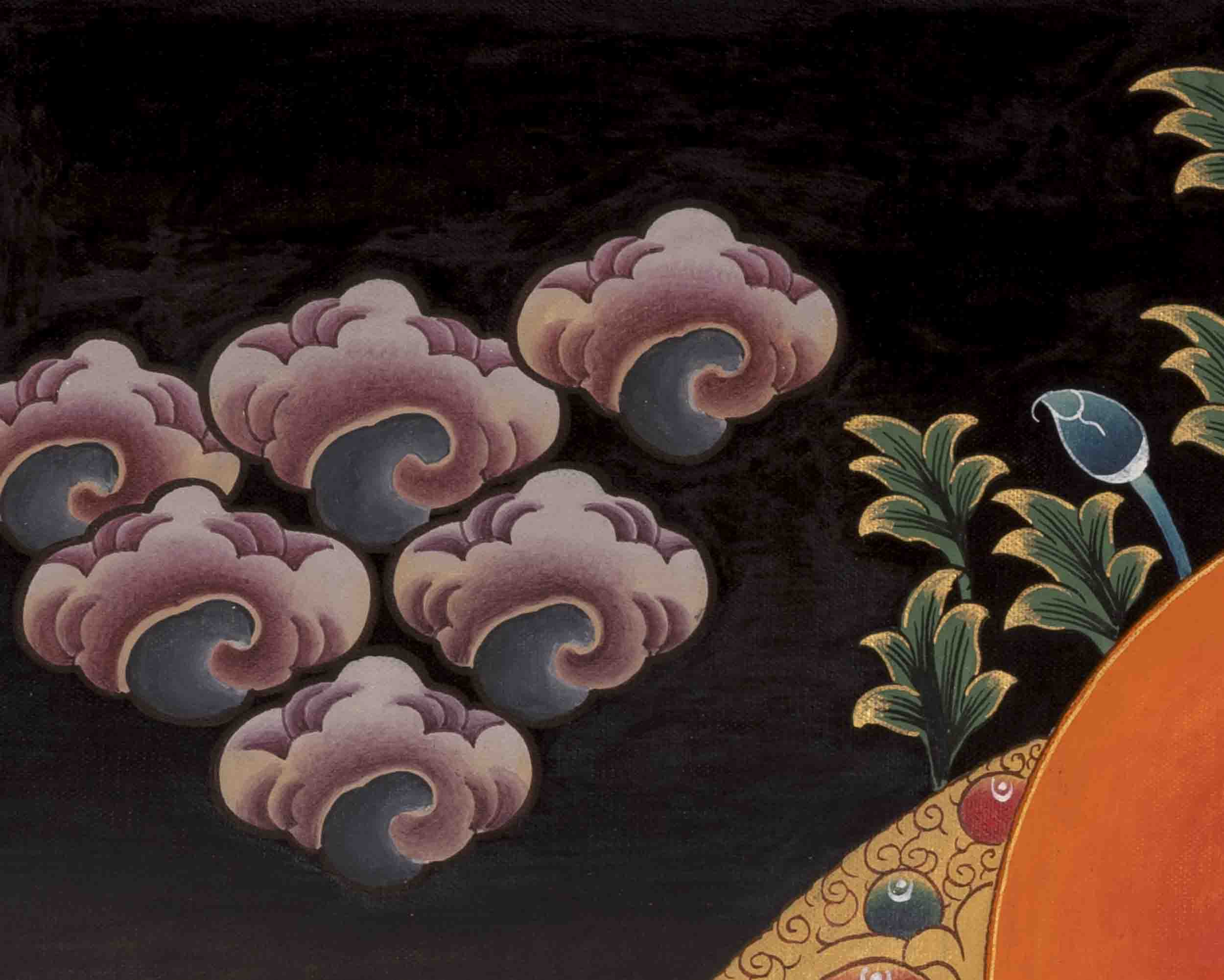 Religious White Tara Thangka | Female Bodhisattva