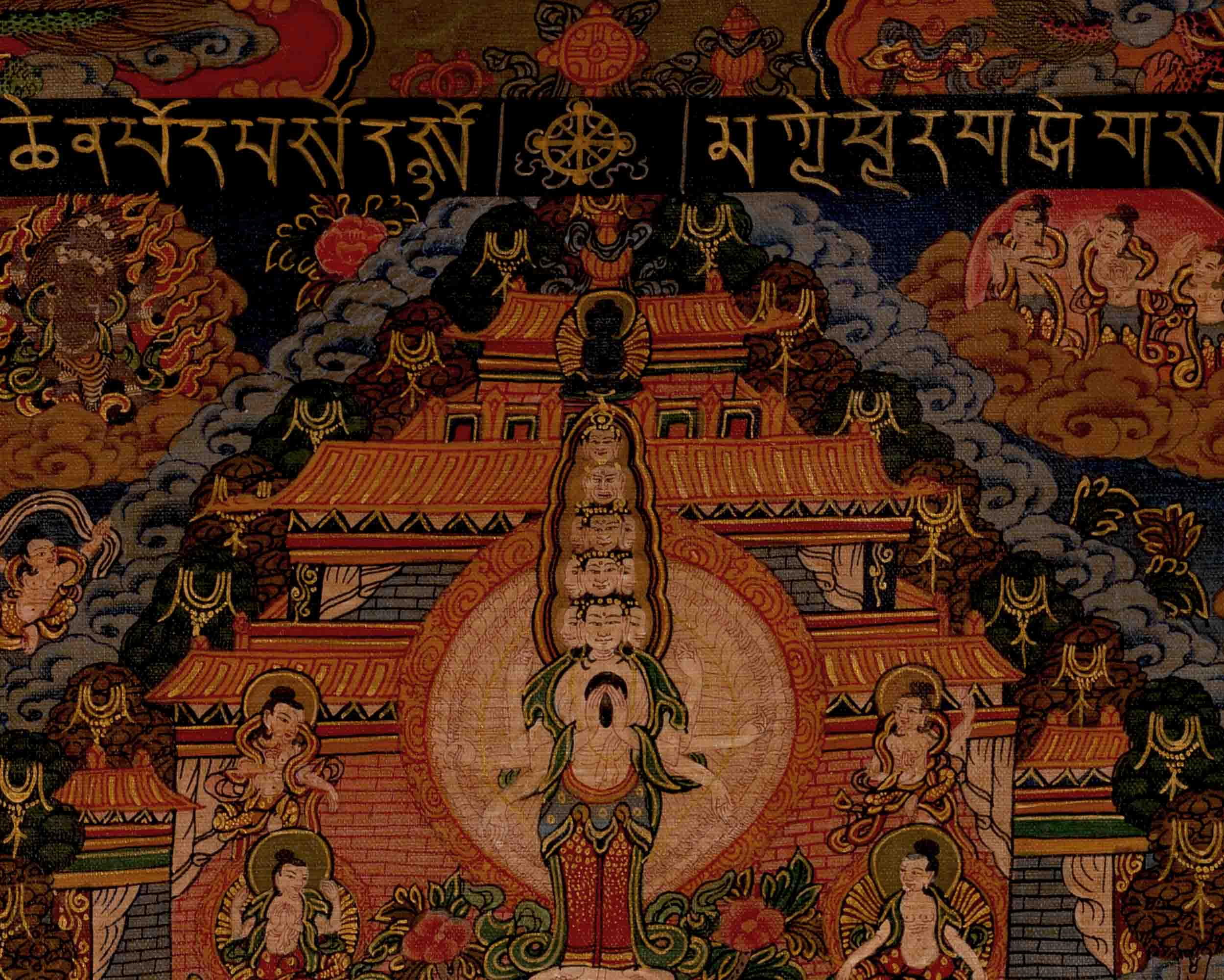 Shakyamuni Buddha Mandala Thangka | Traditional Tibetan Thangka