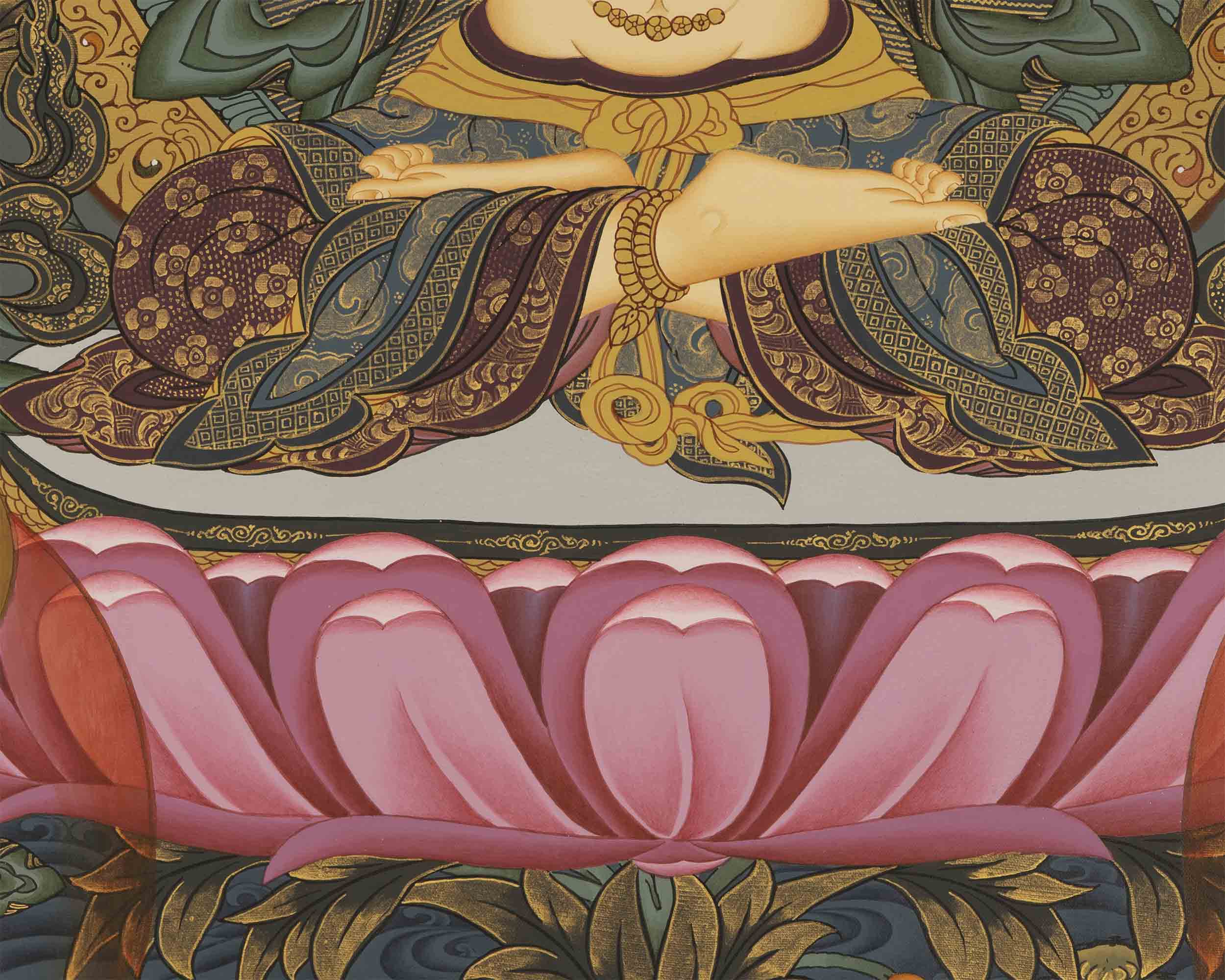 Seto Machindranath Thangka | Avalokitesvara Chengrezig Thangka