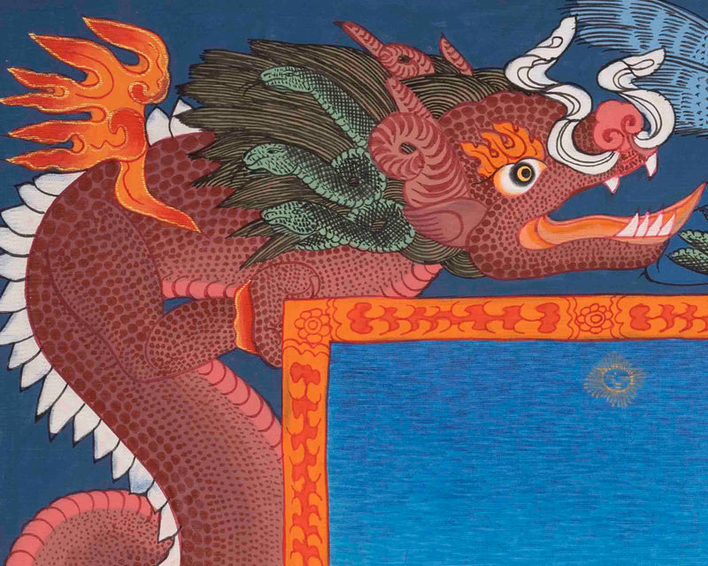 Vajrasattva Shakti Thangka | Traditioanl Tibetan Art | Wall Decors