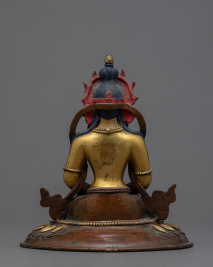 Amitayus Buddha Figurines | Statue Indoor Decorations | Classic Home Decor