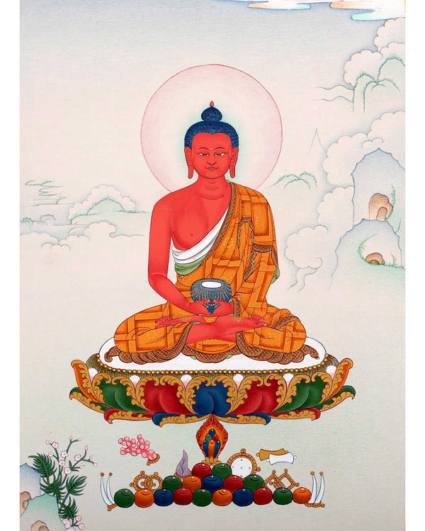 Amitabha Buddha Thangka | Tibetan Buddhist Art