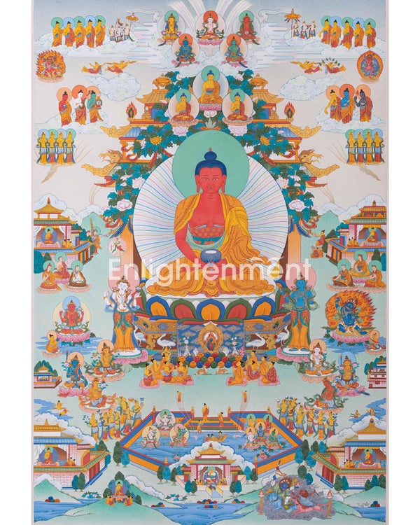 Amitabha Singham Thangka