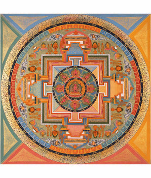 Amitayus Buddha Mandala Thangka