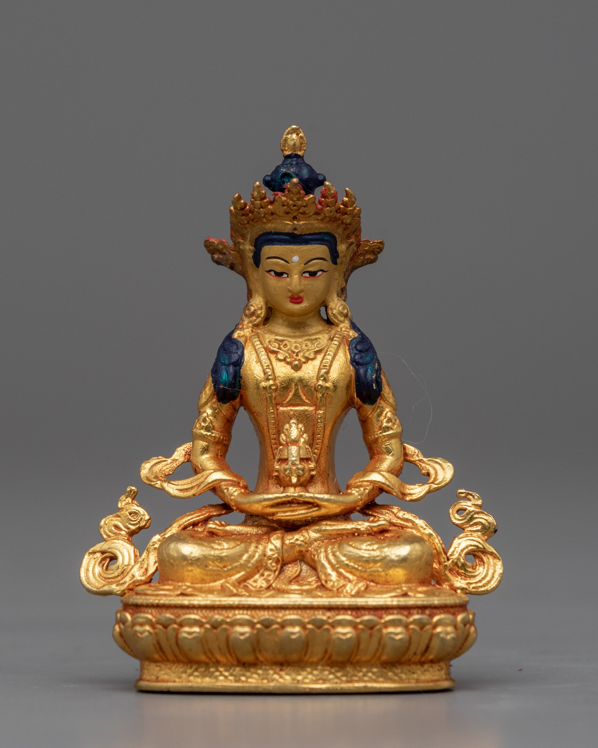 Amitayus Statue Gilded in Gold