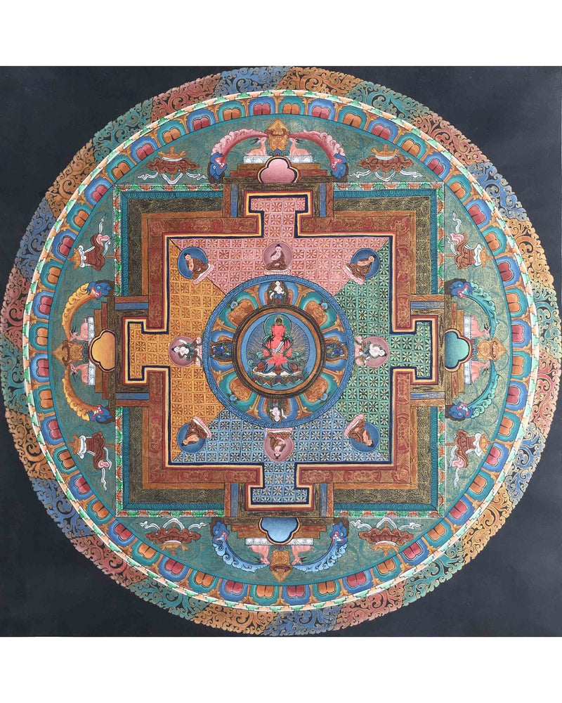 Amitayus Mandala Thangka