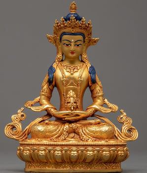 Buddha Amitayus Gold Statue
