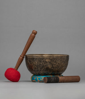 Antique Carving Singing Bowl