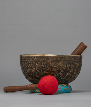 Antique Carving Singing Bowl