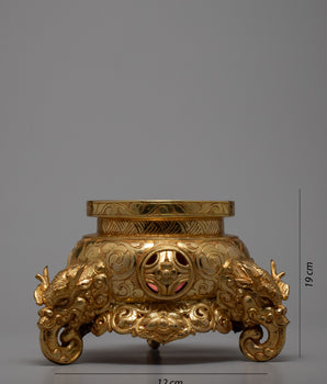 Incense Burner | Buddhist Decor | Ritual Decor Object