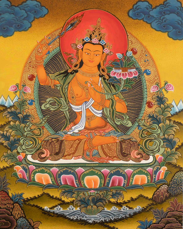 Arya Manjushre Thangka