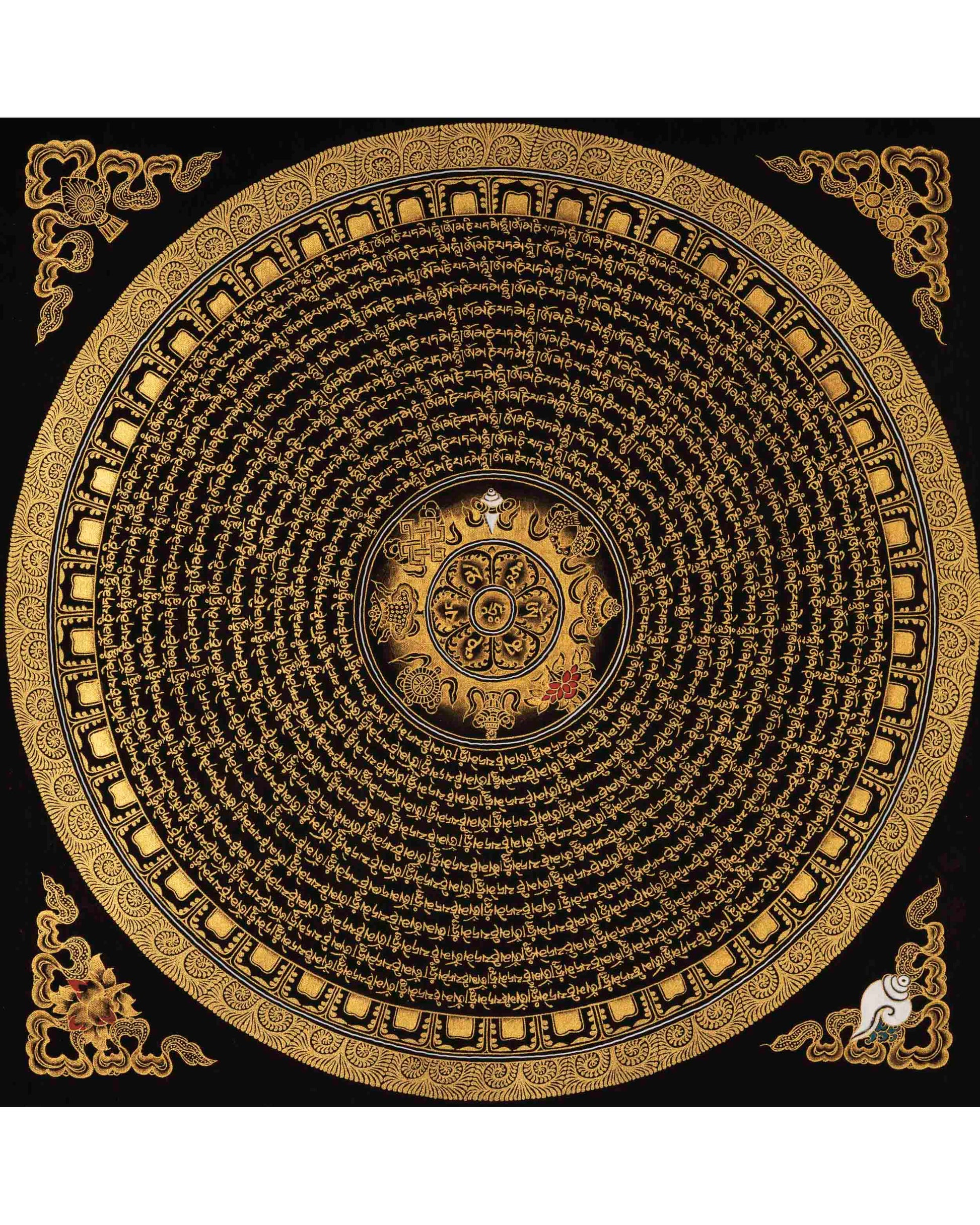 Auspicious Mantra Mandala