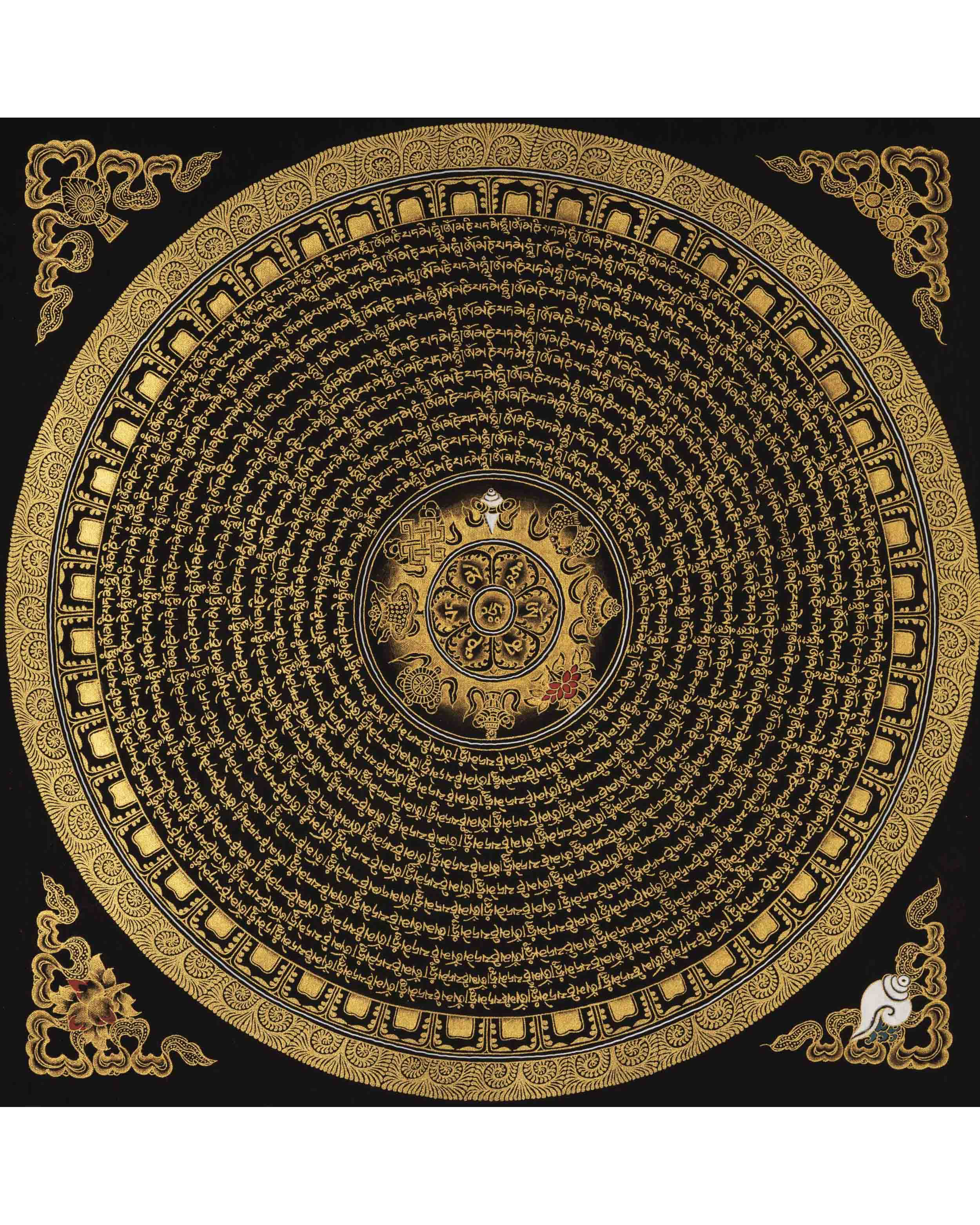 Auspicious Mantra Mandala