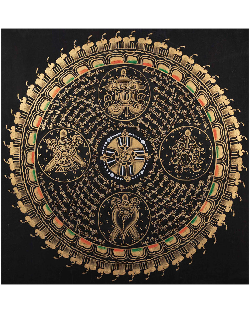 Auspicious Mantra Mandala