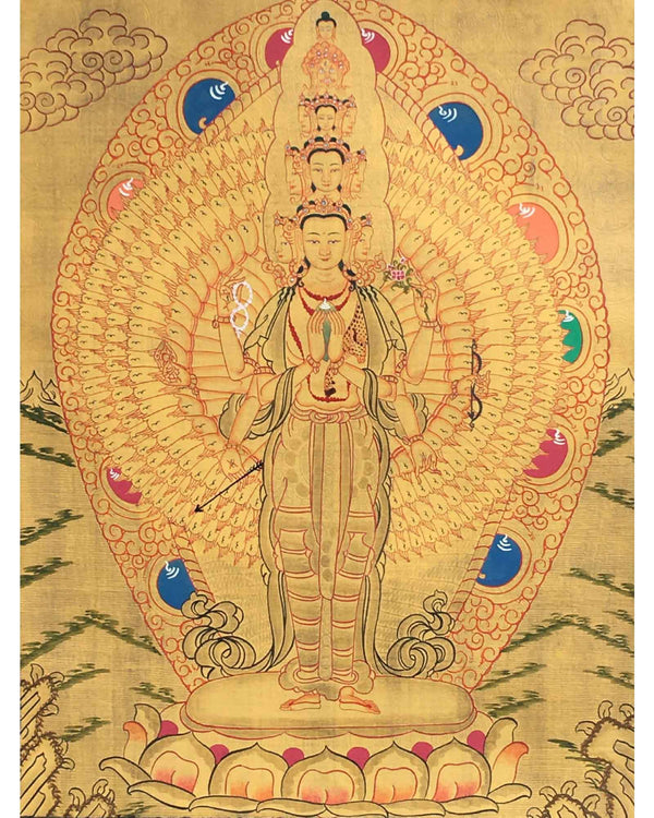 Avalokiteshavara Thangka Painting 