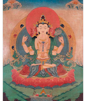 Avalokitesvara Chenresig Thangka